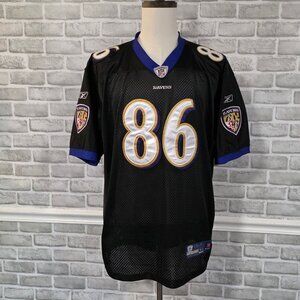 Vintage Reebok NFL On Field Baltimore Ravens Todd Heap 86 Jersey Mens size 52